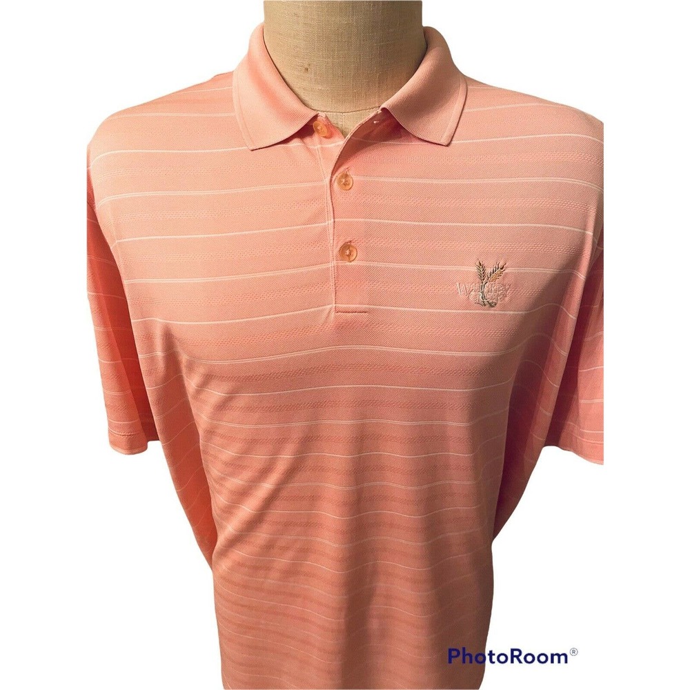 Nike Golf Tour Performance Dri Fit Shirt XL Excellent Condition Pink White